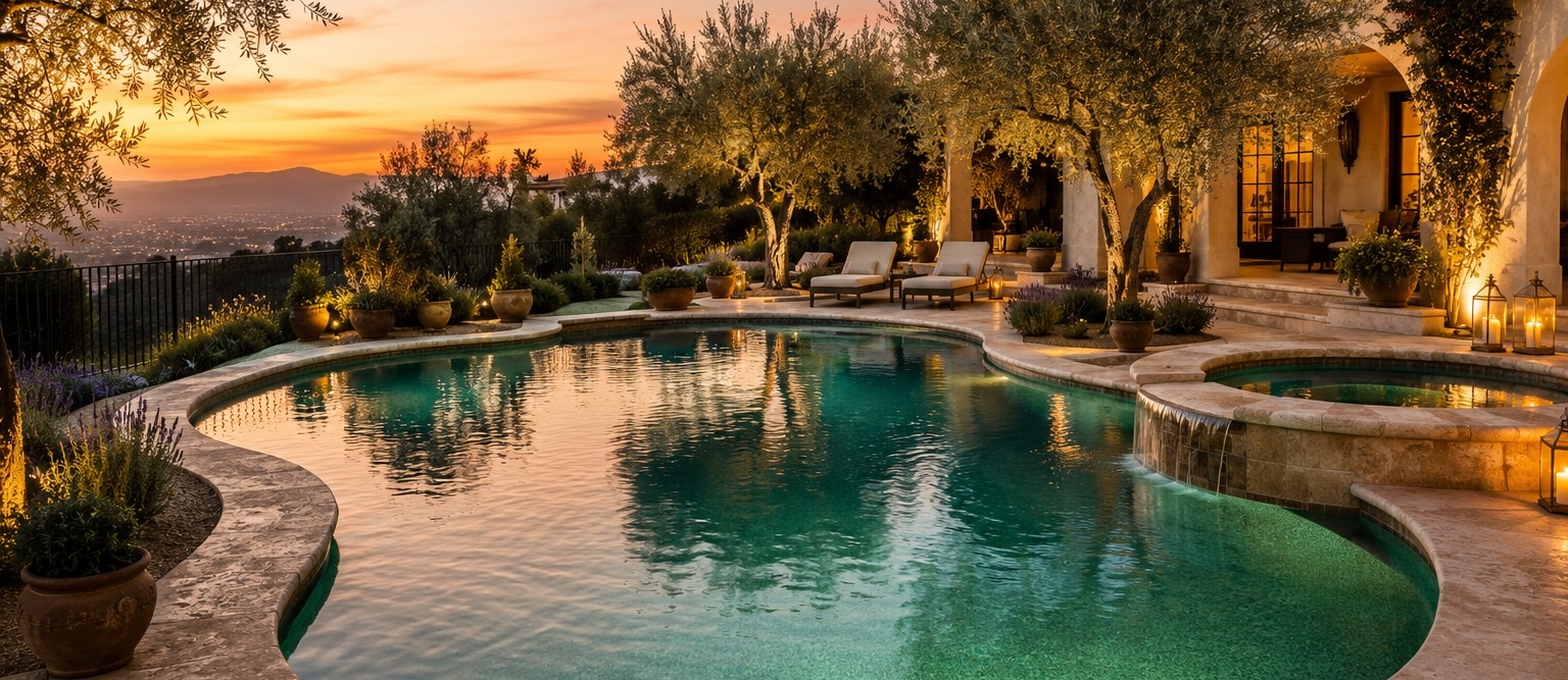 Verde installed in a pool